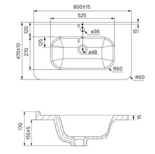 Напольная тумба с раковиной IDDIS Edifice EDI80WFi95K 80см белый